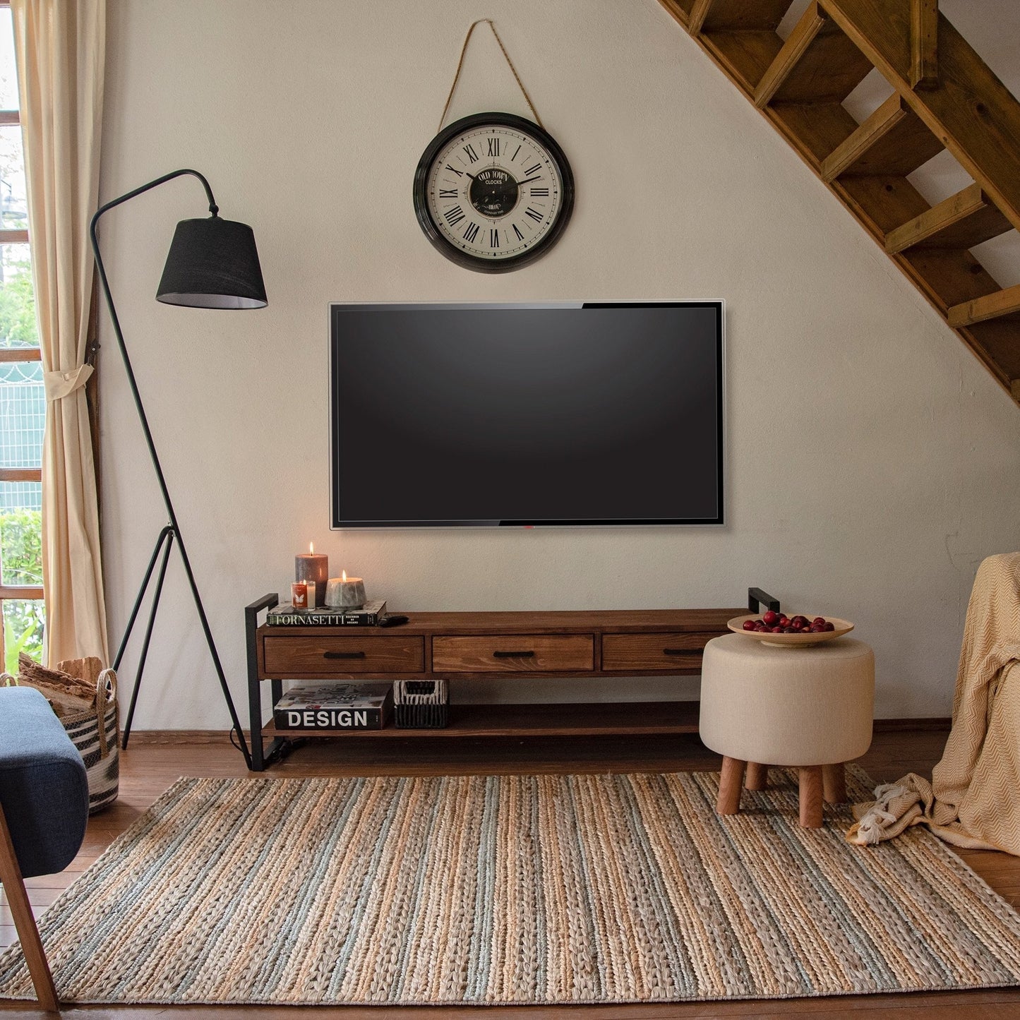 TAKK Just Home Wooddy 3 Ãekmeceli Masif Tv Ãnitesi - NordlyHome.dk