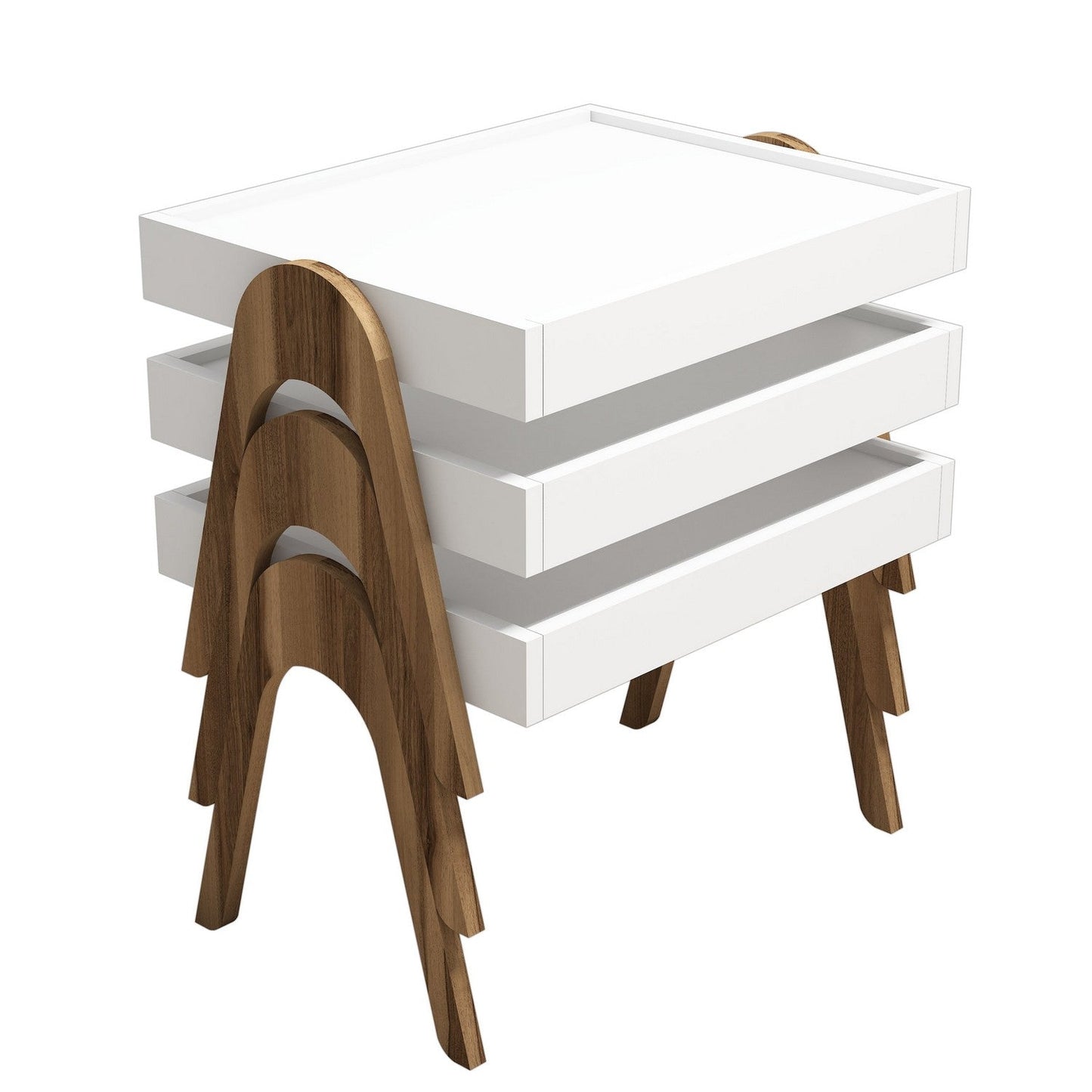 TAKK Roma - Walnut, White - NordlyHome.dk