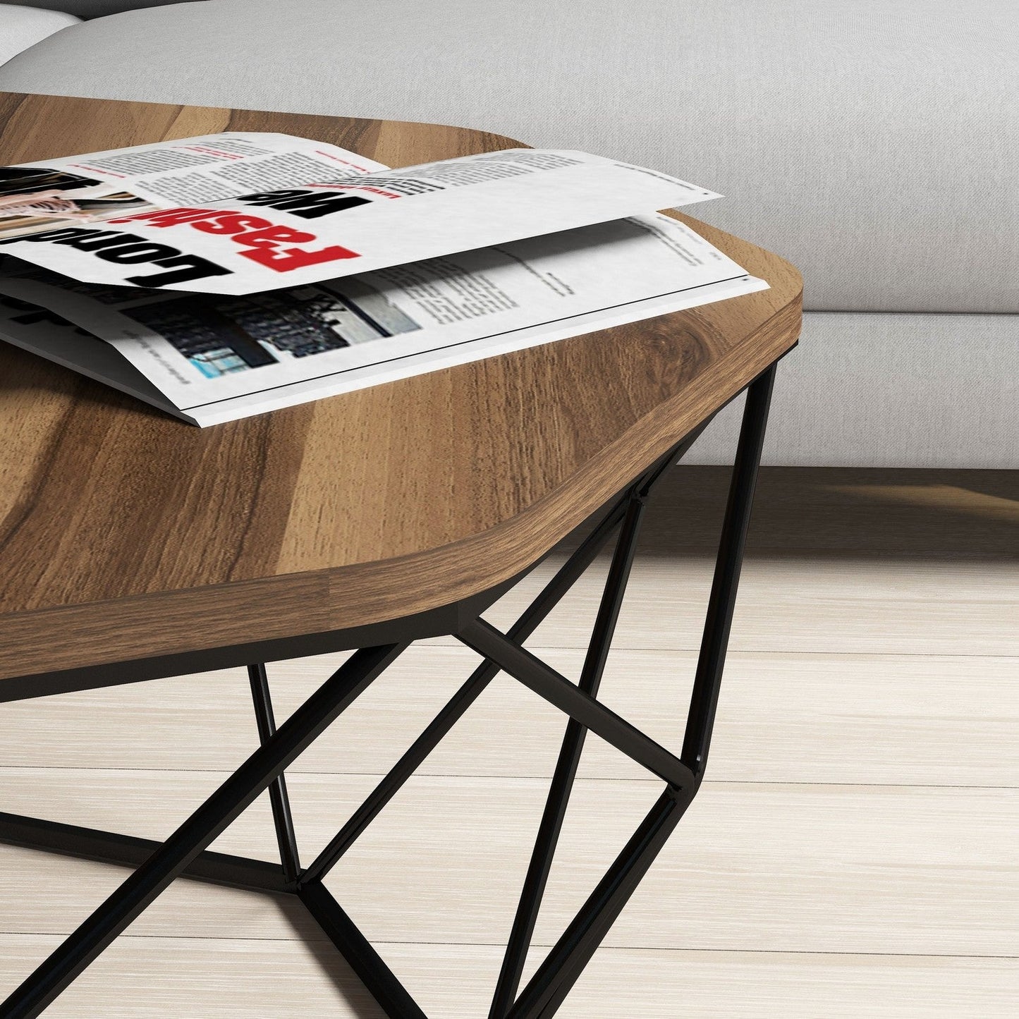 TAKK Diamond - Walnut - NordlyHome.dk