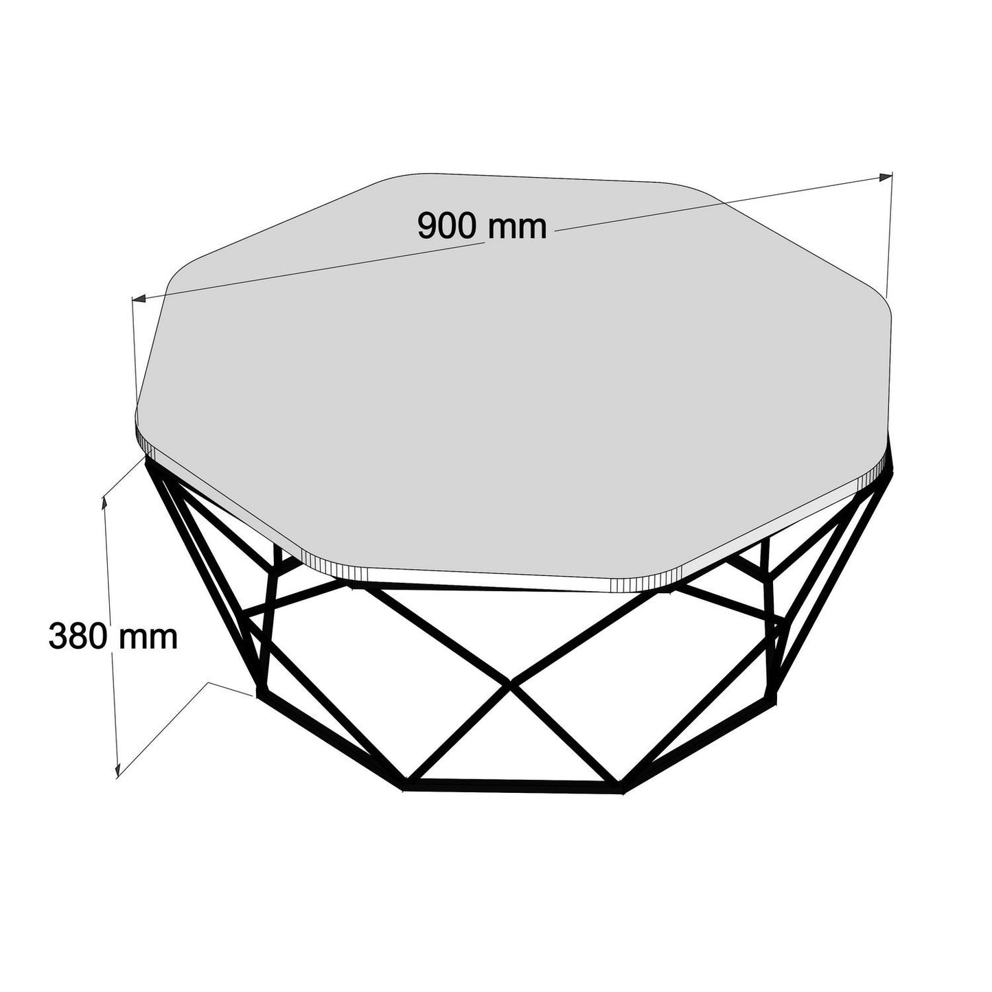 TAKK Diamond - Walnut - NordlyHome.dk