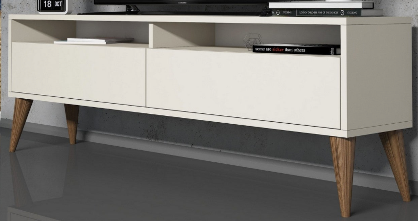 Loto Living |  Tv bord - Best - Creme